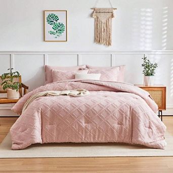 Tufted Jacquard Set Microfiber Breathable Shabby Chic