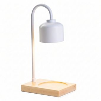 Wood Arched Candle Warmer Lamp Top-Down Flameless Fragrance 22oz Large Jar NP1 Bulb Included