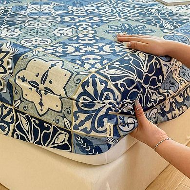 Bohemian Cotton Soft Sheet Set with Pillowcases