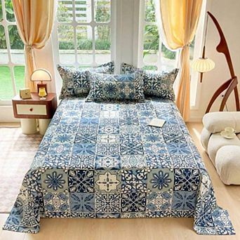 Bohemian Cotton Soft Sheet Set with Pillowcases