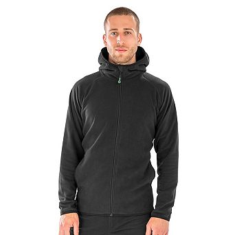 Result Genuine Mens Micro Hooded Fleece Jacket