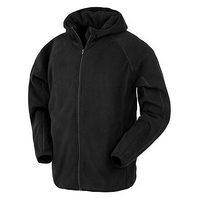 Result Genuine Mens Micro Hooded Fleece Jacket