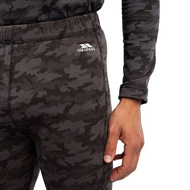 Trespass Mens Derren Camo Base Layer Bottoms