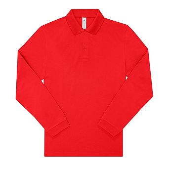 B&C Mens My Long-Sleeved Polo Shirt