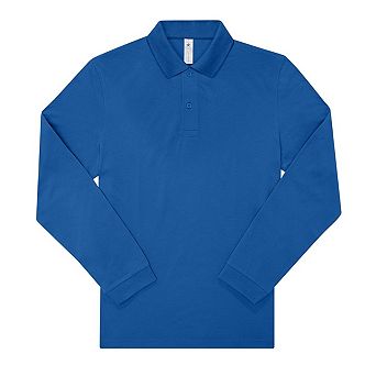 B&C Mens My Long-Sleeved Polo Shirt