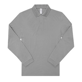 B&C Mens My Long-Sleeved Polo Shirt