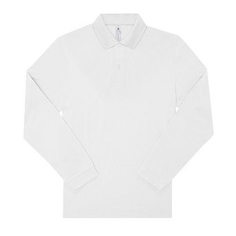 B&C Mens My Long-Sleeved Polo Shirt