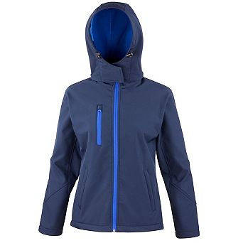 Result Core Womens/Ladies Hooded Soft Shell Jacket