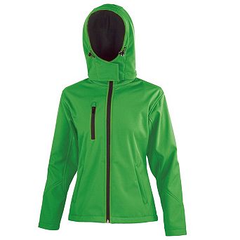 Result Core Womens/Ladies Hooded Soft Shell Jacket