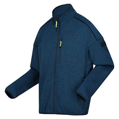 Regatta Mens Kassam Marl Full Zip Fleece Jacket