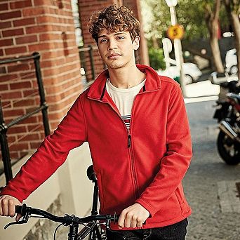 Regatta Mens Plain Micro Fleece Full Zip Jacket (Layer Lite)