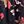 Black Wine Red Flower