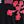 Black Red Flower