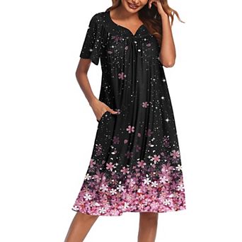 Ekouaer Womens House Dress with Pockets
