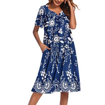Ekouaer Womens House Dress with Pockets
