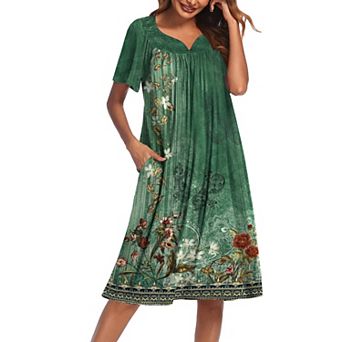 Ekouaer Womens House Dress with Pockets