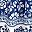 Blue Bohemian Flowers