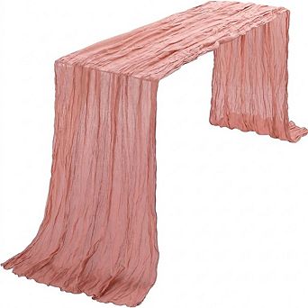 Cheesecloth Table Runners Boho Gauze Fabric for Wedding & Party Decor
