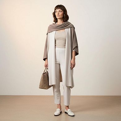 Travel scarf shawl, cotton, suitable for everyday travel, machine washable