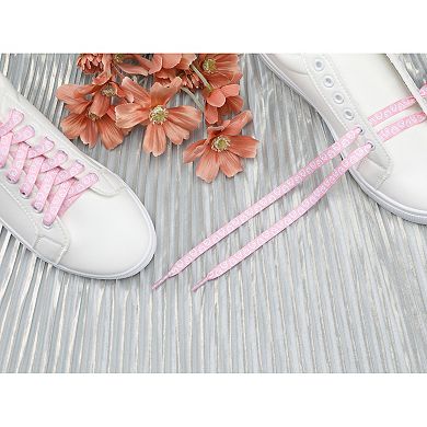 Women's 1 Pair Flat Shoelaces for Sneakers Soft for Hiking Shoes 39.4"