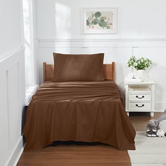 Sweet Home Collection Essentials Ultra-Soft Double Brushed Microfiber Bed Sheet Set, 4 pc