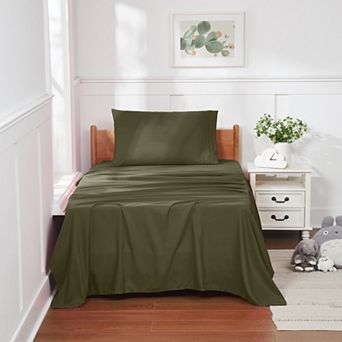Sweet Home Collection Essentials Ultra-Soft Double Brushed Microfiber Bed Sheet Set, 4 pc