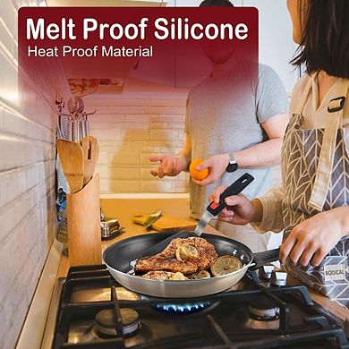 2-Piece Silicone Spatula Set, Heat-Resistant, Nonstick Cooking Utensils