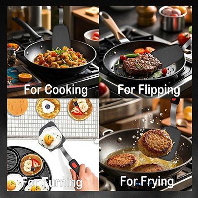 2-Piece Silicone Spatula Set, Heat-Resistant, Nonstick Cooking Utensils