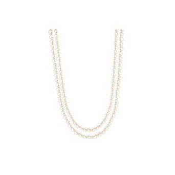 Double Strand Pearl Necklace
