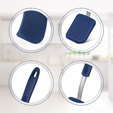 2-Pc Mini Silicone Spatula Set Heat Resistant, Flexible, Nonstick
