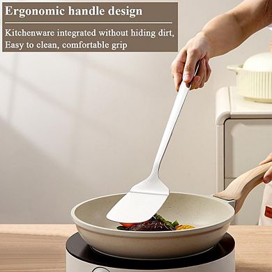 3-Piece Stainless Steel Spatula Set, Heat-Resistant, Durable Cooking Utensils