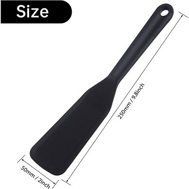 2-Pack Silicone Omelet Turner Heat-Resistant, Thin Flexible Spatula
