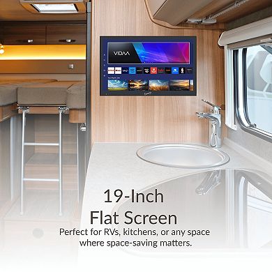 Supersonic 19" VIDAA ACDC Compatible LED Smart TV with Built-In WiFi