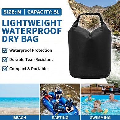 Lightweight Waterproof Dry Bag for Backpacking 1Pc 4.72"x6.69"x15.75"