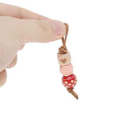 Argyle Pattern Beads Shoelace Charms 1 Pair