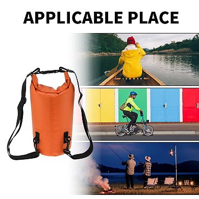 Durable Waterproof Dry Bag Shoulders 10L for Outdoor Activities 1Pc