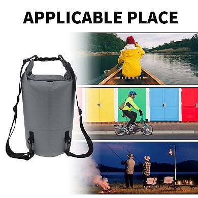 Durable Waterproof Dry Bag Shoulders 20L for Outdoor Activities 1Pc