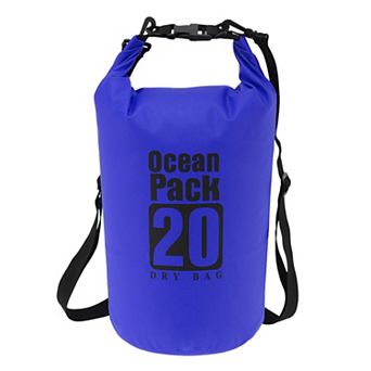 Durable Waterproof Dry Bag Shoulders 20L for Outdoor Activities 1 pc