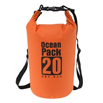 Durable Waterproof Dry Bag Shoulders 20L for Outdoor Activities 1 pc