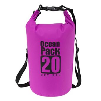 Durable Waterproof Dry Bag Shoulders 20L for Outdoor Activities 1 pc