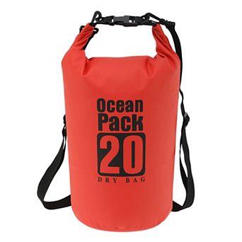 Durable Waterproof Dry Bag Shoulders 20L for Outdoor Activities 1 pc