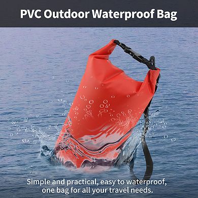 Durable Waterproof Dry Bag Ideal One Shoulder 10L for Outdoor Activities 1Pc