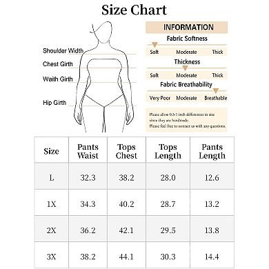 Women's Plus Size Two Piece Swimsuits Tankini Shirring Drawstring Push Up Swimwear with Bottoms
