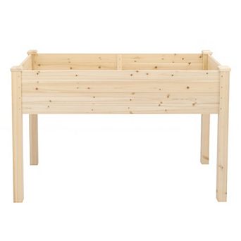 Tall Wooden Planting Frame with Raised Legs