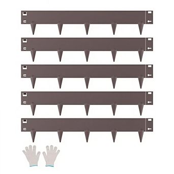 Steel Landscape Edging 5-Pack Rust-Resistant Bendable Garden Border