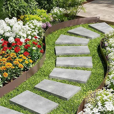 Steel Landscape Edging 5-Pack Rust-Resistant Bendable Garden Border