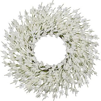 Year-Round Wildflower Wreath for Home Wedding