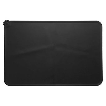 21.7 x 15 x 0.1" 1 pc Pet Feeding Mat Non-Slip Paw Print Style Waterproof