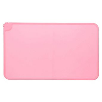 18.9 x 11.8 x 0.1" 1 pc Pet Feeding Mat Non-Slip Paw Print Style Waterproof
