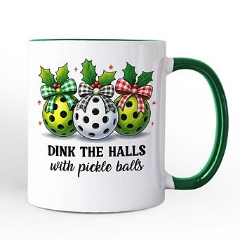 Pickle Balls Mug, Funny Christmas Gift